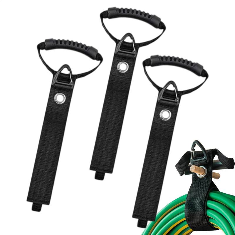 GjnjfdF Wrap It Aufbewahrungsbänder | DREI Teile Robuste Aufbewahrungsbänder | Langlebiges Werkzeug Aus Nylon Für Außenbereich Garten Werkstatt Camping von GjnjfdF
