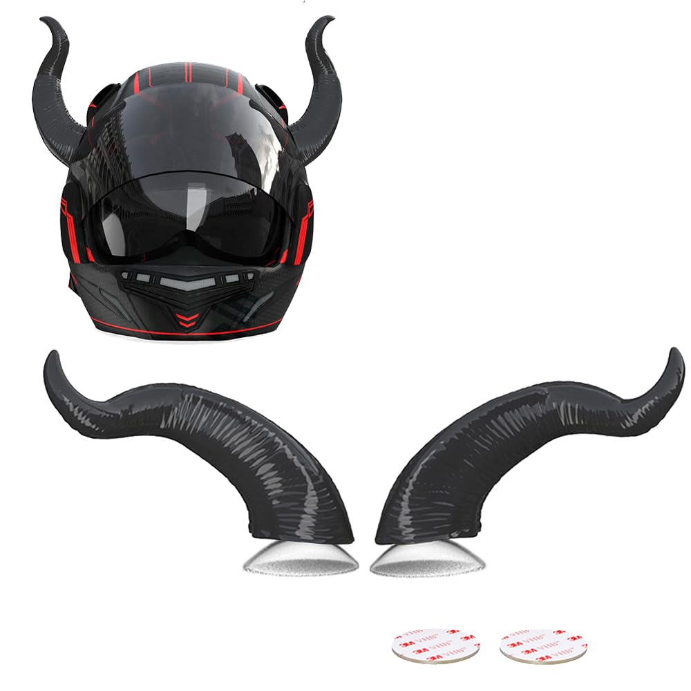 Glamifyr 2 Stück Motorradhelm Hörner,Helm Hörner Motorradhelm Ohren,Motorradhelm Zubehör,Motorrad Helm Hörner,Saugnapf Horn Helm Dekoration,Motorrad Helm Zubehör Motorrad Helm Hörner Eckdekoration Glamifyr 2 Stück Motorradhelm Hörner,Helm Hörner Motorradhelm Ohren,Motorradhelm Zubehör,Motorrad Helm Hörner,Saugnapf Horn Helm Dekoration,Motorrad Helm Zubehör Motorrad Helm Hörner Eckdekoration von Glamifyr