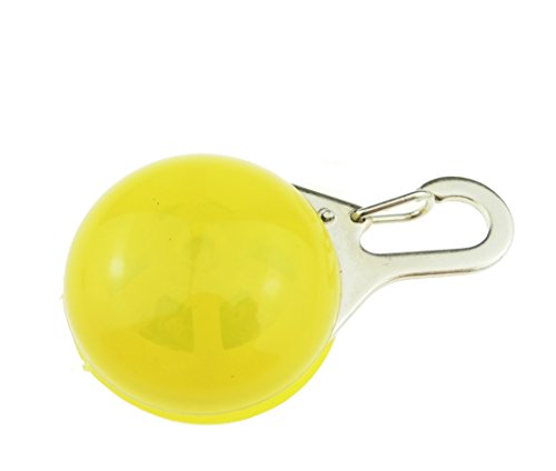 Glamour Girlz Hunde Katzen Nacht Licht blinkender LED rund Kugel Halsband Anhänger von Glamour Girlz