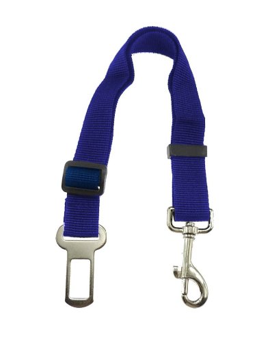 Hunde-Sicherheitsgurt mit Rückhaltefunktion für Autositze, verstellbar, erhältlich in Schwarz, Rot und Blau von Glamour Girlz