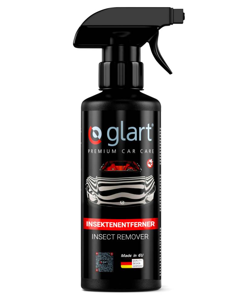Glart 45IE Auto Insektenentferner für Windschutzscheibe, Scheinwerfer, Lack, Flugrostentferner, 500 ml Reiniger für Autopflege von Glart
