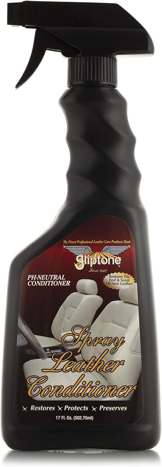 Gliptone GT1117S Lederpflegemittel, natürlicher Lederduft, flüssiges Pflegemittel, Lederpflege 500 ml von Glass Polish