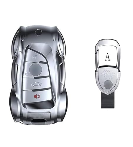 Gleamydot Autoschlüssel Hülle Schlüsselhülle Kompatibel für Zinklegierung Schlüsselbund Smart Remote Schlüssel Cover BMW X5 X6 F15 X6 F16 G30 Schlüsselgehäuse Accessoires von Gleamydot