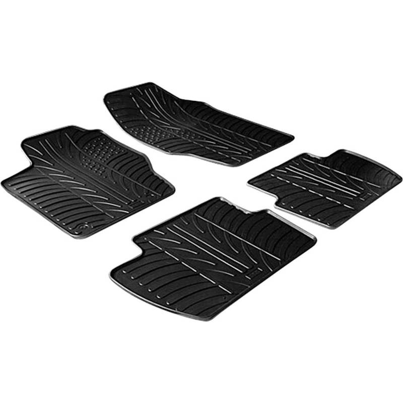 Satz Gummimatten kompatibel mit Citroen C4 2005-2010 (T Profil 4-teilig) von GLEDRING