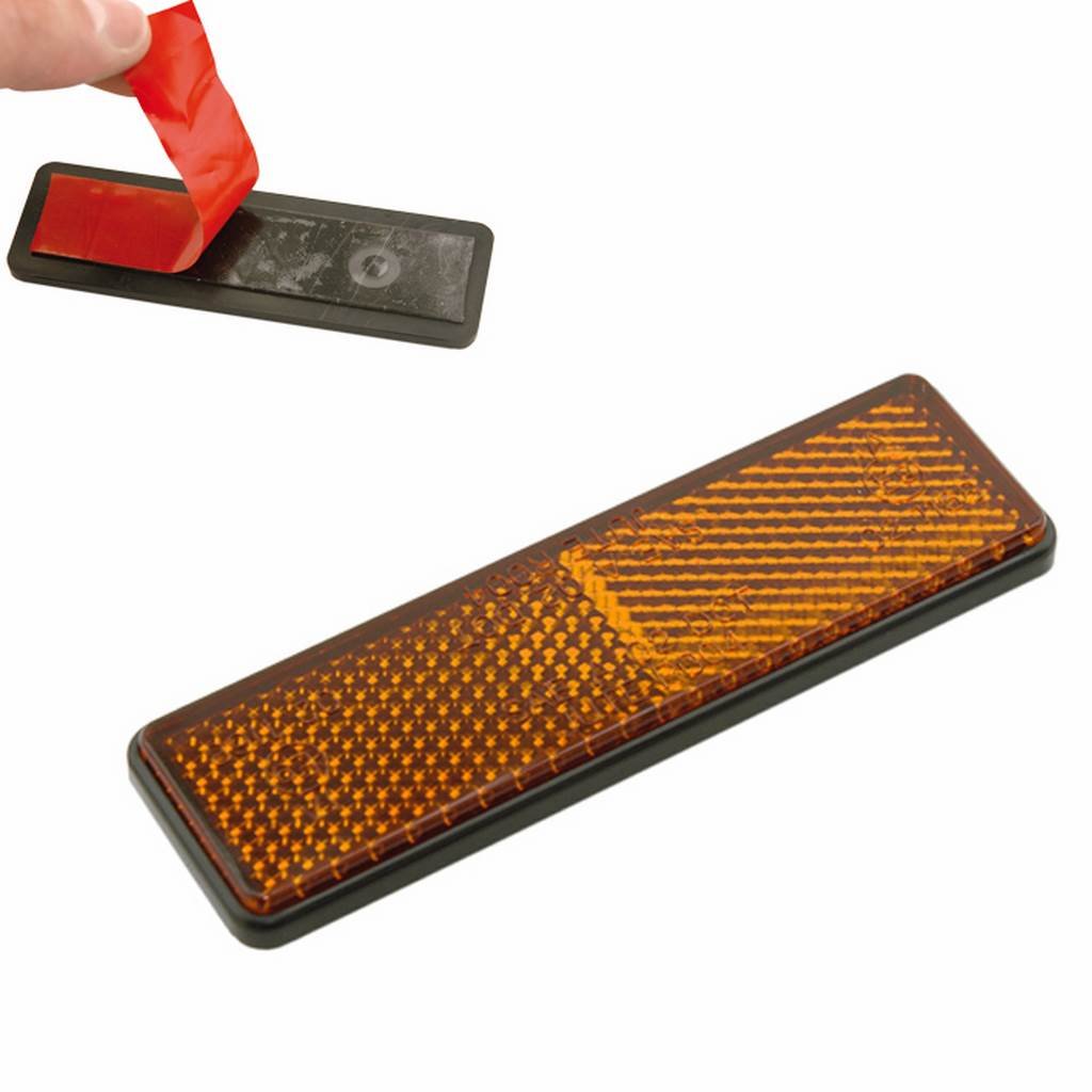 V PARTS 11751 Reflex Reflektor rechteckig mit Klebemasse Gelb, 91x25mm V PARTS 11751 Reflex Reflektor rechteckig mit Klebemasse Gelb, 91x25mm von Global Parts