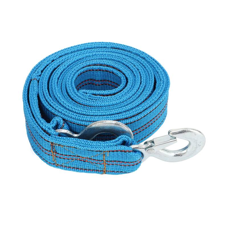 Glomora Tow Strap with Hook,Emergency Towing Strap with Forged Steel Hook 13ft Length 5 Ton Load High Strength Nylon for Automobile SUV RV Trailer ATV Tow Strap von Glomora