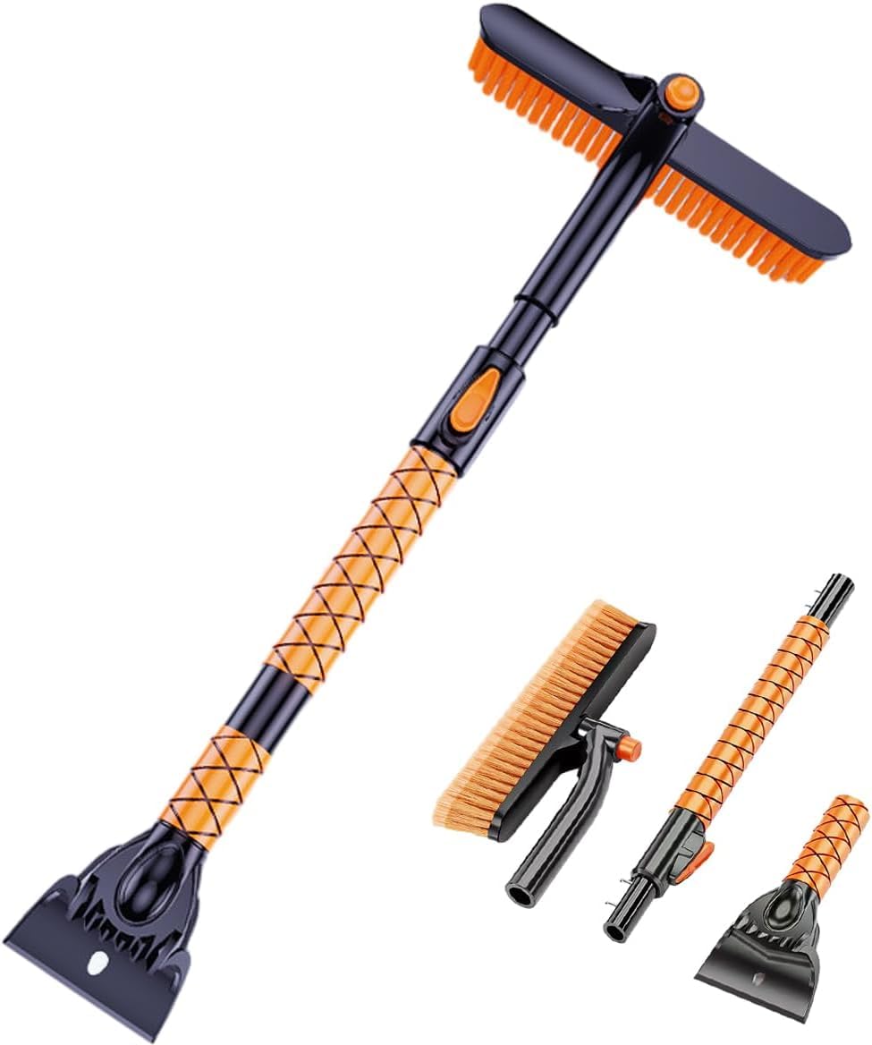 Glorytame Eiskratzer Teleskop Schneebesen Auto Lang, 38,5" Drehbarer Schneebesen Bürstenkopf, Ergonomischem Schaumstoffgriff für Auto, SUV, LKW Windschutzscheibe Glorytame Eiskratzer Teleskop Schneebesen Auto Lang, 38,5" Drehbarer Schneebesen Bürstenkopf, Ergonomischem Schaumstoffgriff für Auto, SUV, LKW Windschutzscheibe von Glorytame