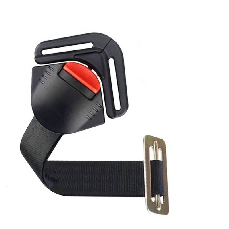 Glosoni Autositz-Schnalle im Schritt, Clip mit Fester Schnalle Sicherheitsgurt Gurt Gurt Brust Sicherheitsgurt 5-Punkt Verstellbarer Gurt Harness Brust Clip Schnalle Verriegelung von Glosoni