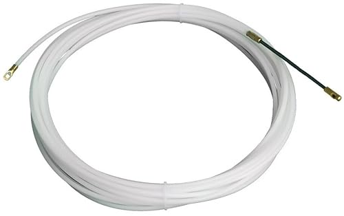 4 mm 10 m Nylon-Kabeldurchführung in Weiß, perfekt zum Organisieren und Schützen von Kabeln in Elektro- und Audioanlagen, ideal für ein sauberes und sicheres Finish. von Glowster