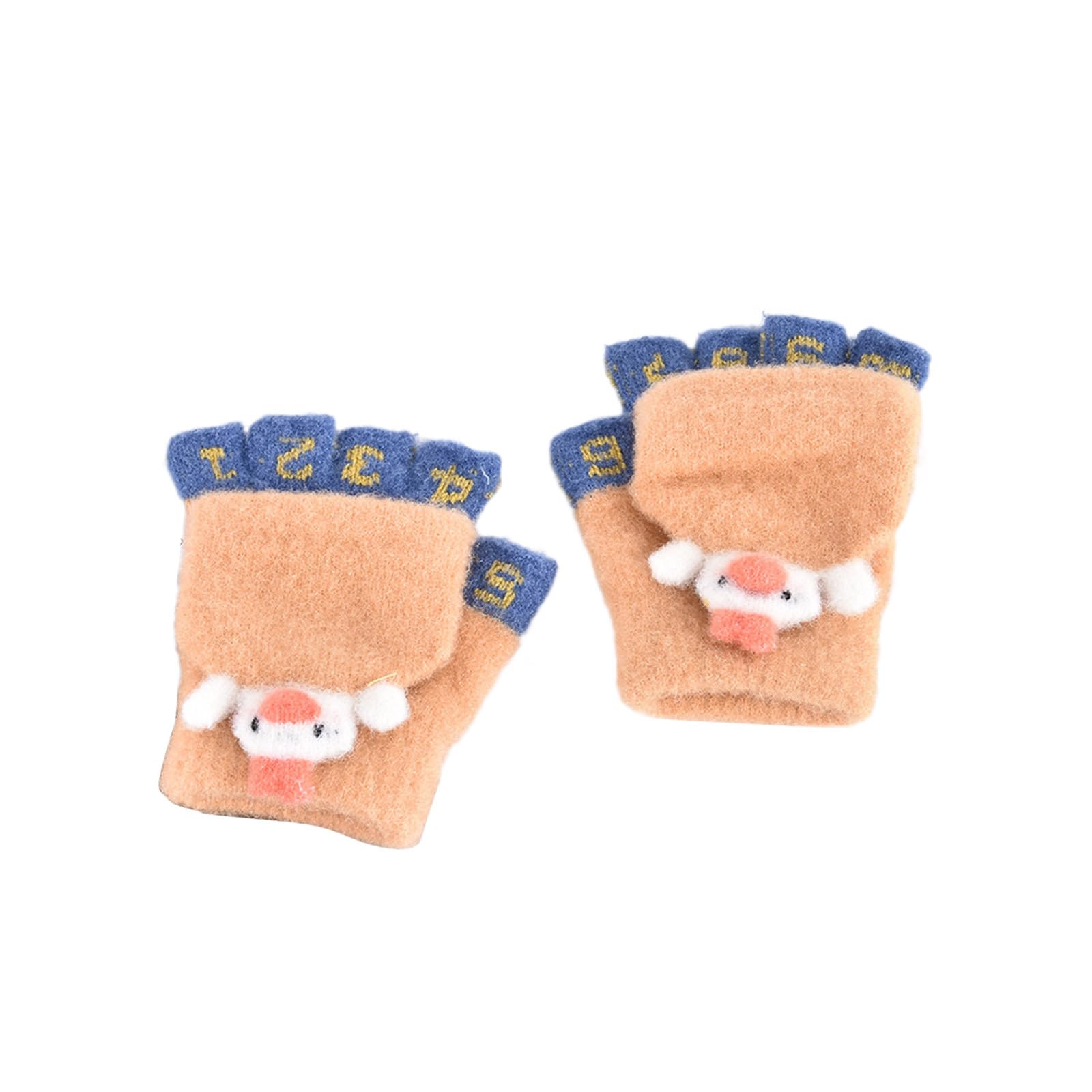 Niedliche Fäustlinge mit Knopf Klappe Mädchen Jungen Cartoon Dicke Fingerlose Handschuhe für Kinder Winter Warm Strickhandschuhe Plüschfutter Winterhandschuhe Weiche Fingerhandschuhe für 2-6 Jahre Niedliche Fäustlinge mit Knopf Klappe Mädchen Jungen Cartoon Dicke Fingerlose Handschuhe für Kinder Winter Warm Strickhandschuhe Plüschfutter Winterhandschuhe Weiche Fingerhandschuhe für 2-6 Jahre von Glücksvogel
