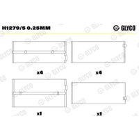 Kurbelwellenlager GLYCO H1279/5 0.25mm von Glyco