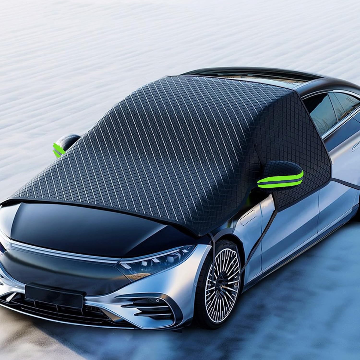 Gnkdfon Frontscheibenabdeckung Winter, Windschutzscheibenabdeckung Auto mit Türgriffe Abdecken,Faltbare Scheibenabdeckung Frontscheibe Auto für Gegen Schnee, EIS, Frost, Staub Gnkdfon Frontscheibenabdeckung Winter, Windschutzscheibenabdeckung Auto mit Türgriffe Abdecken,Faltbare Scheibenabdeckung Frontscheibe Auto für Gegen Schnee, EIS, Frost, Staub von Gnkdfon