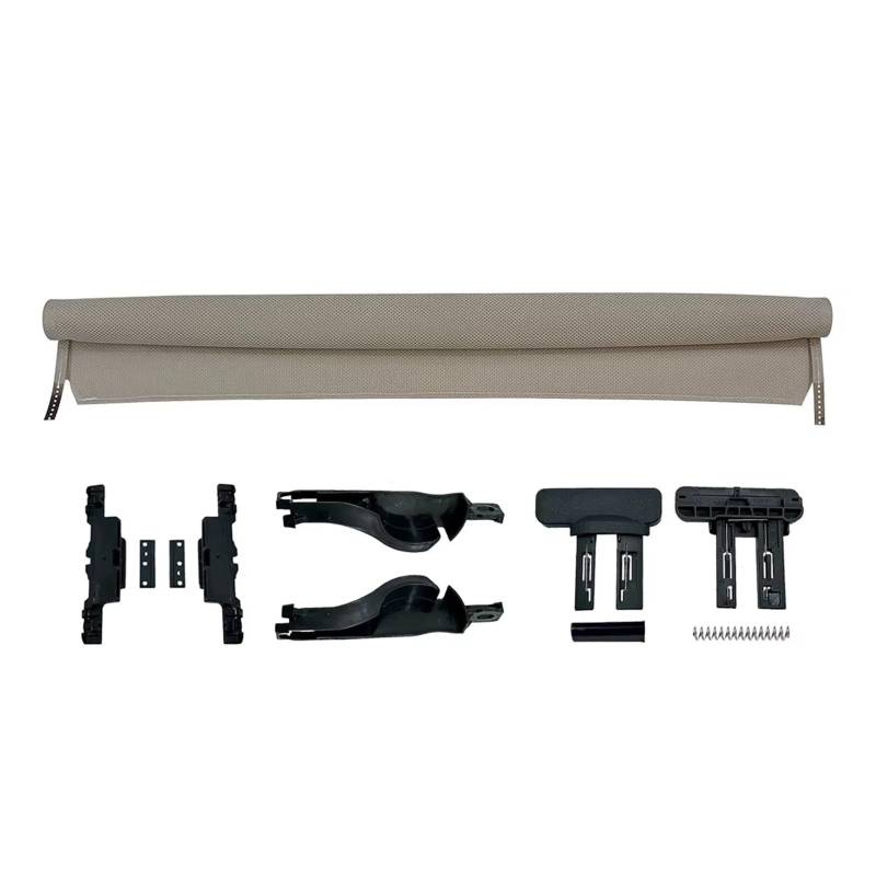 Sonnenschutz Auto Auto Panorama Schiebedach Sonnenschutz Vorhang Auto Zubehör Für VW Für Golf 7 2013 2014 2015 2016 2017 2018 5GG877307 Autofenster Sonnenschutz(Beige c) von Gnshdg