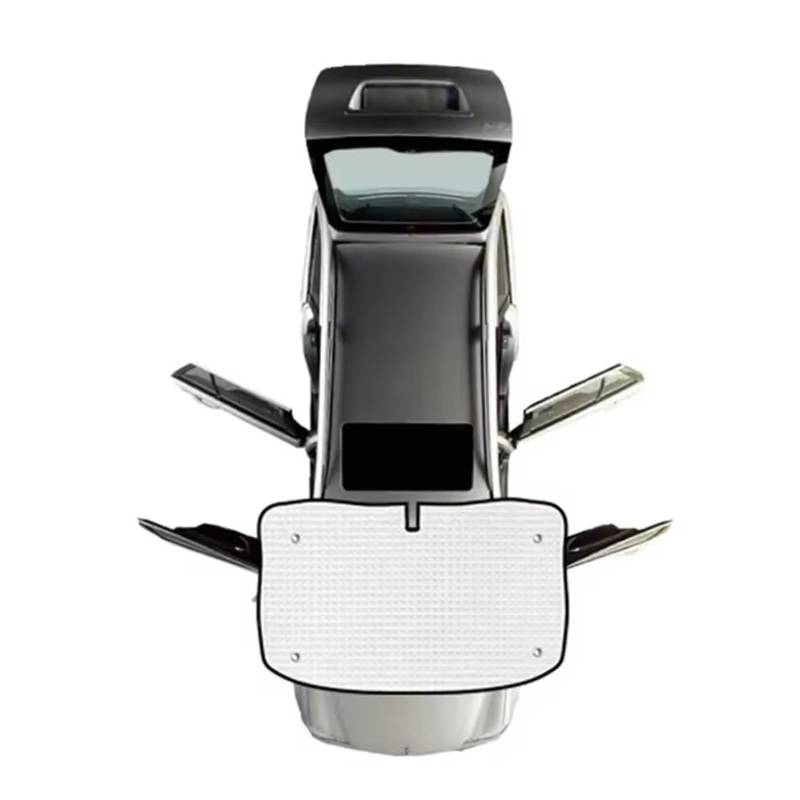 Sonnenschutz Auto Auto-Sonnenblenden Visier Sonnenschutz Jalousien Innenausstattung Zubehör Für Ford Für Transit Für Custom L2H2 L1H1 Camper 2012–2021 Autofenster Sonnenschutz(Front Windshield) von Gnshdg