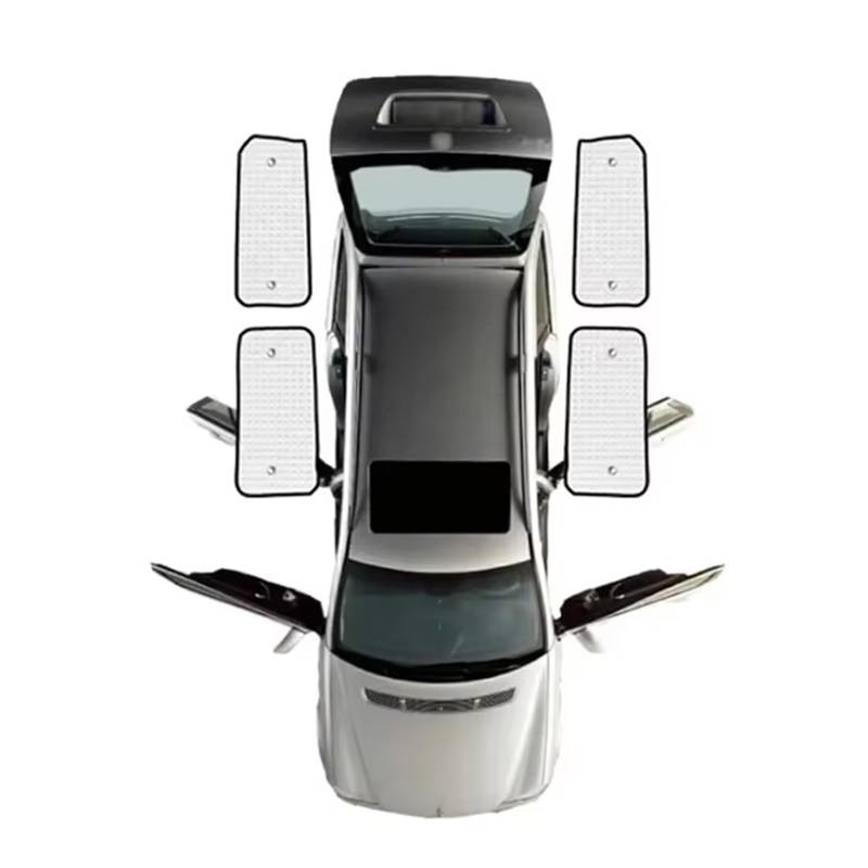 Sonnenschutz Auto Auto-Sonnenblenden Visier Sonnenschutz Jalousien Innenausstattung Zubehör Für Ford Für Transit Für Custom L2H2 L1H1 Camper 2012–2021 Autofenster Sonnenschutz(Rear Windows) von Gnshdg
