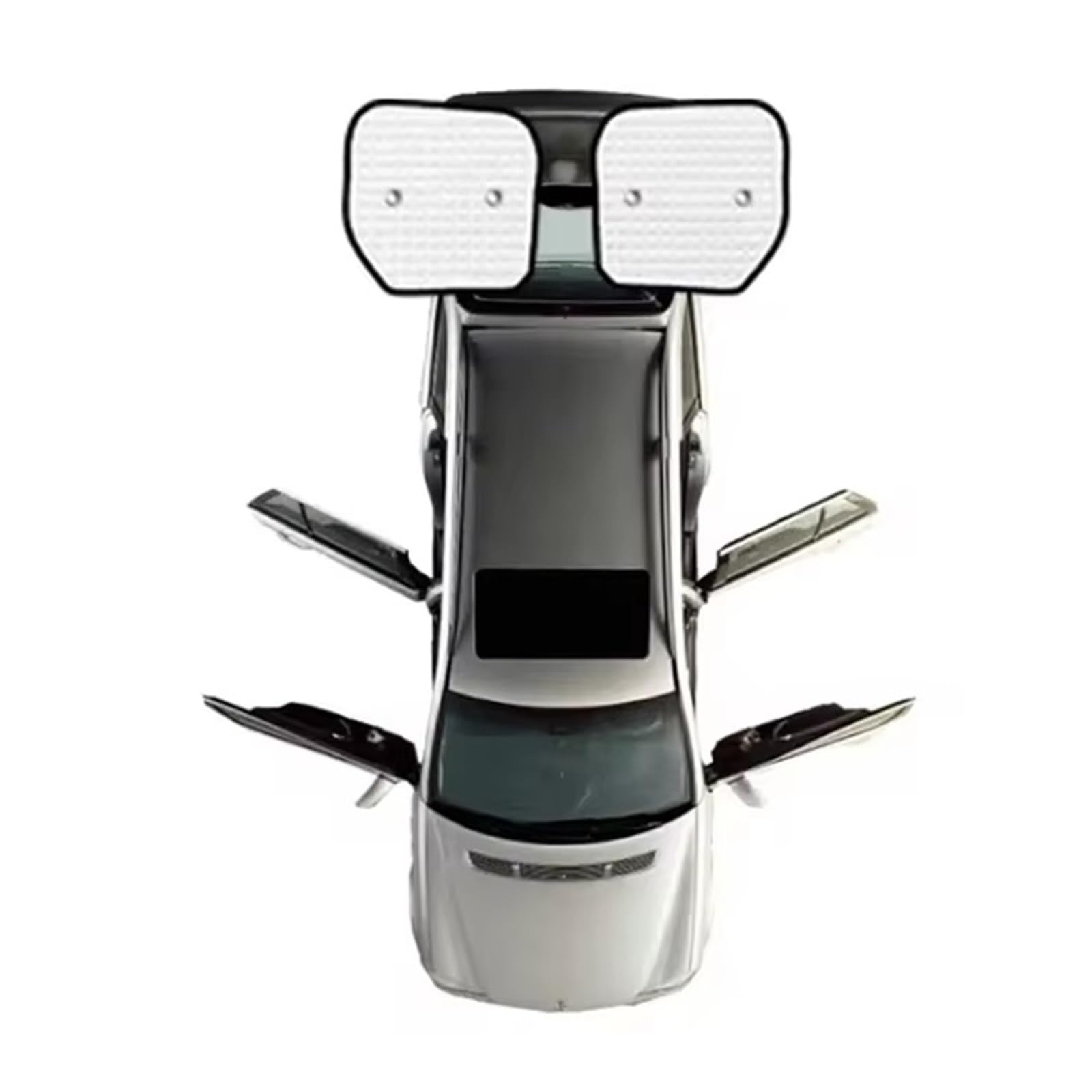 Sonnenschutz Auto Auto-Sonnenblenden Visier Sonnenschutz Jalousien Innenausstattung Zubehör Für Ford Für Transit Für Custom L2H2 L1H1 Camper 2012–2021 Autofenster Sonnenschutz(Rear Windshield) von Gnshdg