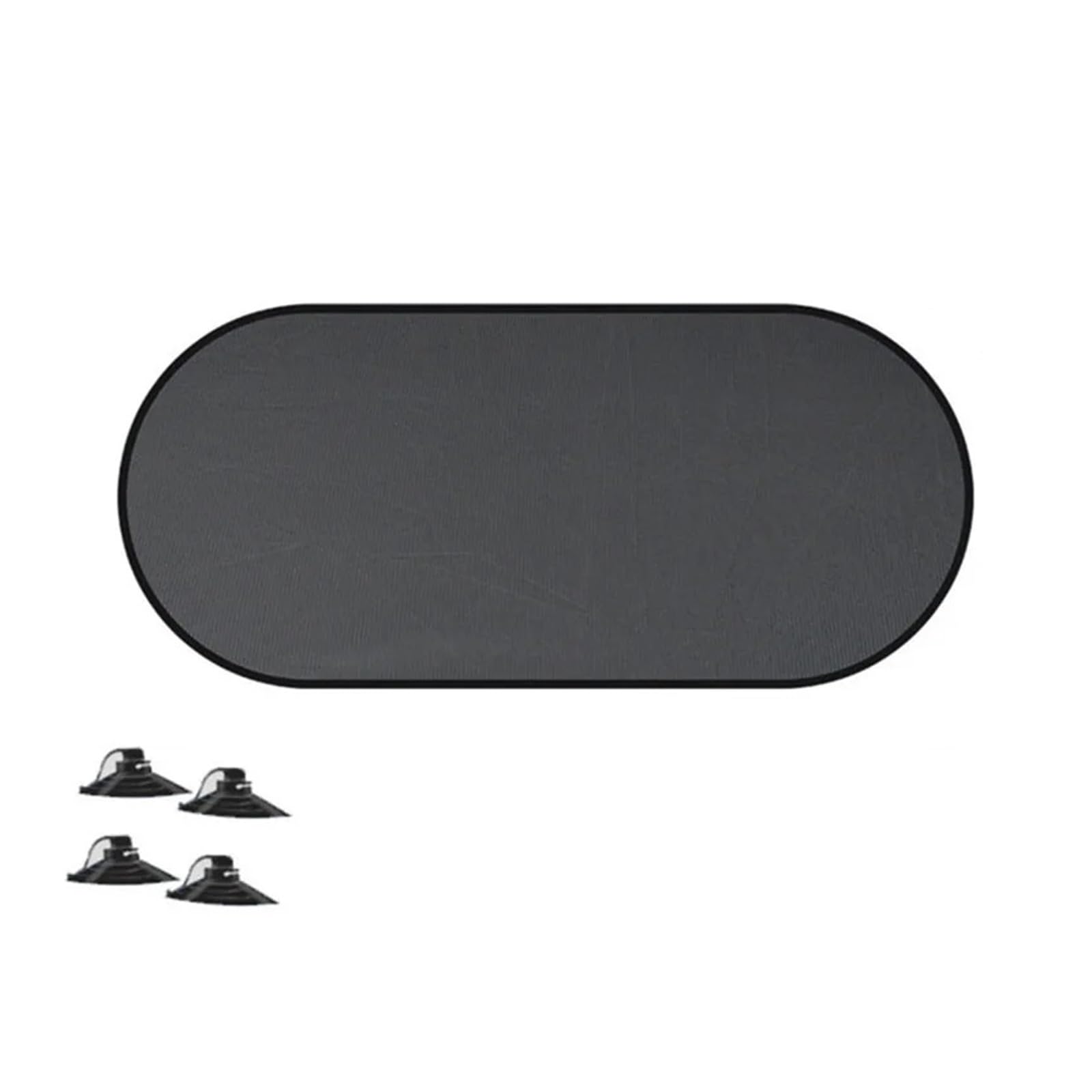 Sonnenschutz Auto Autofenster-Sonnenschutz-Abdeckungsblock Auto-Seitenfenster-Schatten Haftende Sonnenschutz-Abdeckung Visier 4-teilig Autofenster Sonnenschutz(1 Rear Windshield) von Gnshdg