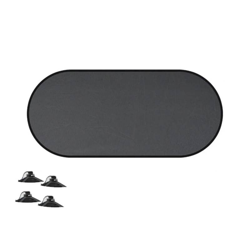 Sonnenschutz Auto Autofenster-Sonnenschutz-Abdeckungsblock Auto-Seitenfenster-Schatten Haftende Sonnenschutz-Abdeckung Visier 4-teilig Autofenster Sonnenschutz(1 Rear Windshield) von Gnshdg