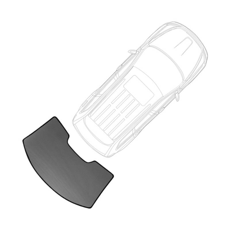 Sonnenschutz Auto Magnetischer Auto-Sonnenschutz Für Die Frontscheibe Rahmenvorhang Hintere Seitenfenster Für Suzuki Für Vitara LY 2015–2022 2023 Autofenster Sonnenschutz(Back Windshield) von Gnshdg
