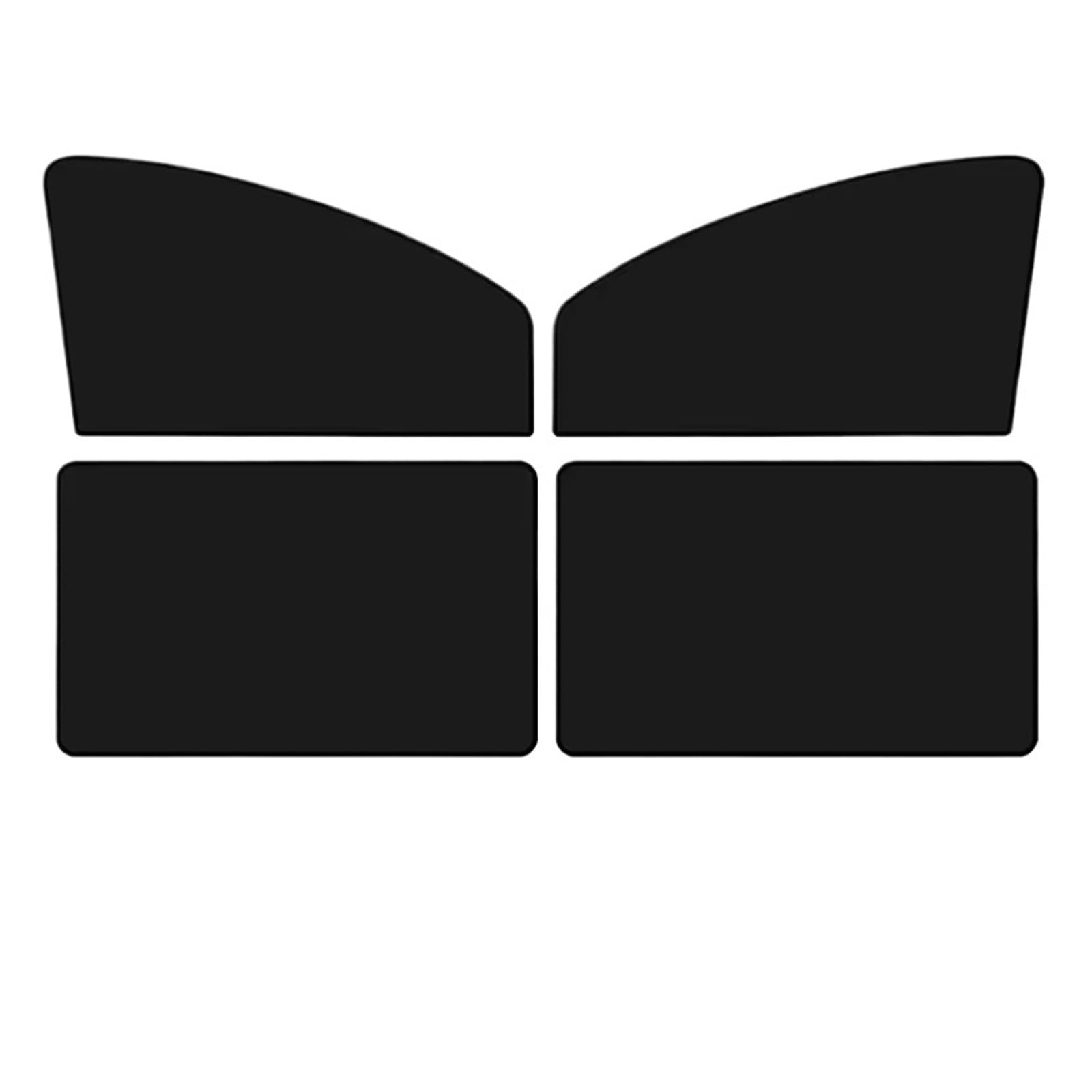 Sonnenschutz Auto Universal-Autozubehör Magnetischer Sonnenschutz Für Autofenster Sommerschutz Autoseite Vordere Und Hintere Fenster Netzvorhang Schutzabdeckung Autofenster Sonnenschutz(1set) von Gnshdg