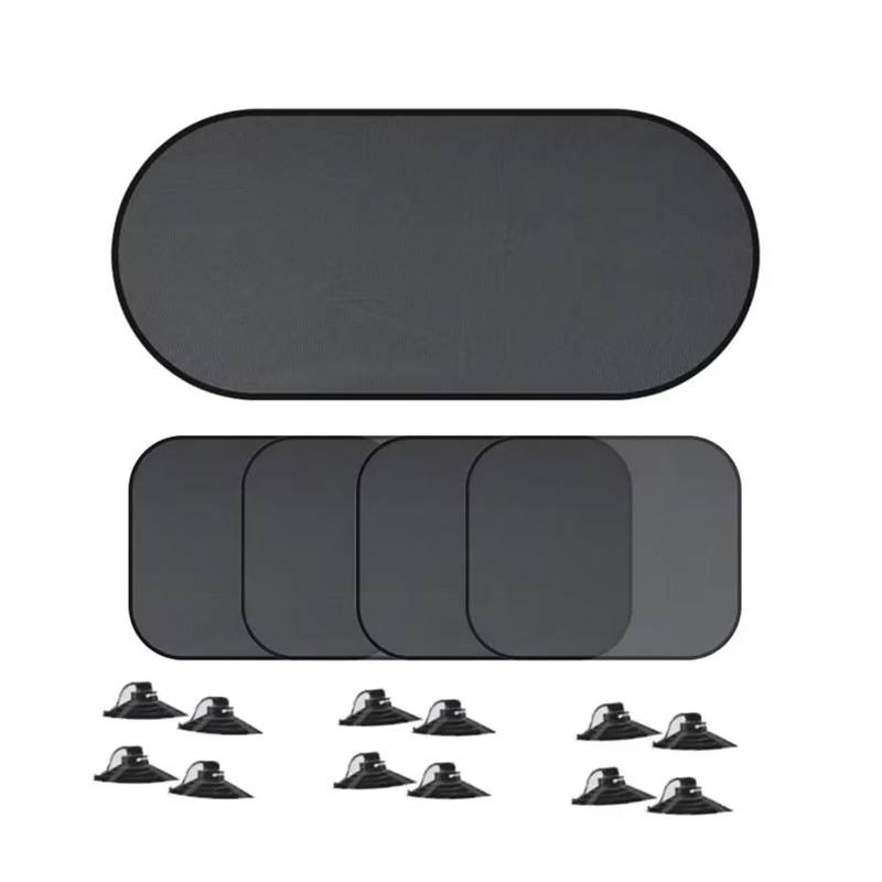 Sonnenschutz Auto Universal-Sonnenschutzabdeckungen Für Autos Universelle Windschutzscheiben-Klappvisier-Reflektor-Windschutzscheiben-Autofenster-Sonnenschutz-Zubehör Autofenster Sonnenschutz(Zt5pIECE von Gnshdg