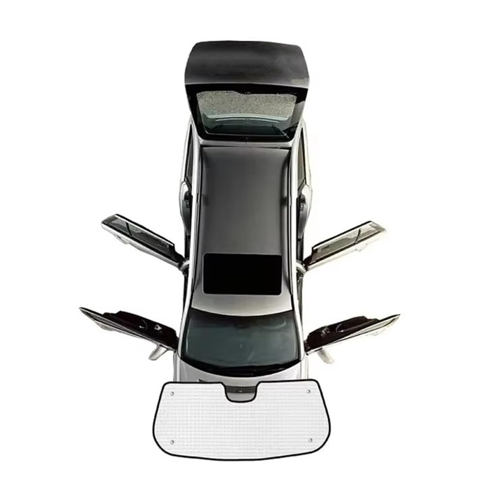 Sonnenschutz Auto Zubehör Windschutzscheibenvisier Sonnenschutzrollos Abdeckung Autoinnenteile Auto-Sonnenblenden Für Jeep Für Renegade 2015~2023 Autofenster Sonnenschutz(Front Windshield) von Gnshdg