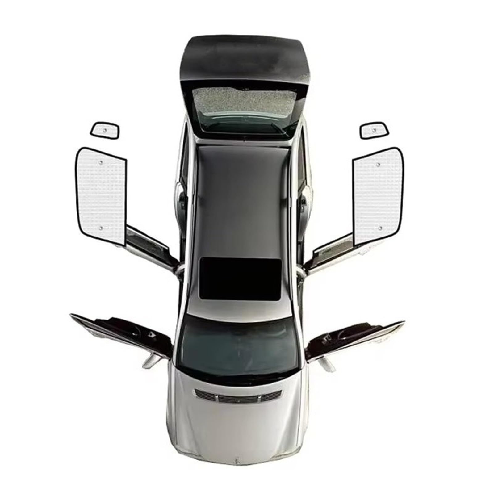 Sonnenschutz Auto Zubehör Windschutzscheibenvisier Sonnenschutzrollos Abdeckung Autoinnenteile Auto-Sonnenblenden Für Jeep Für Renegade 2015~2023 Autofenster Sonnenschutz(Rear Windows) von Gnshdg