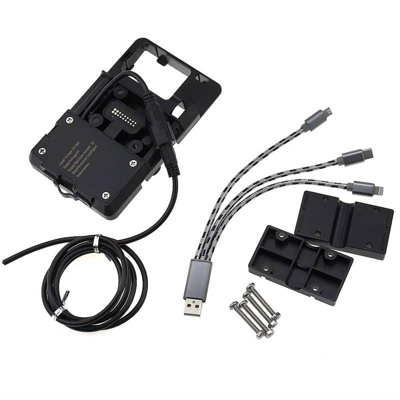 Telefonständerhalter GPS Für MT Für 09 Für MT09 Für Tracer Für 900 2016 2017 GPS Für Smartphone Navigation Mounting Bracket Adapter Holder Navigationshalterung(A) von Gnshdg