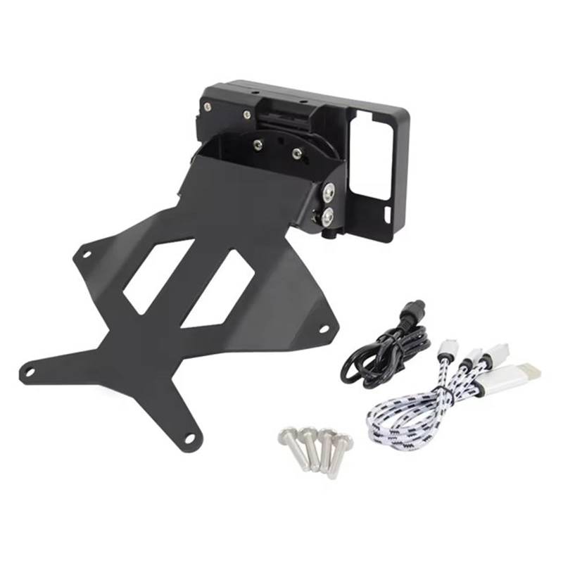 Telefonständerhalter GPS Für Suzuki Für V-Strom 650 XT DL 650 Für Vstrom 2012-2016 2015 14 Wiederaufladbare GPS Navigator Montage Motorrad Mobile Telefon Halter Navigationshalterung(AB) von Gnshdg