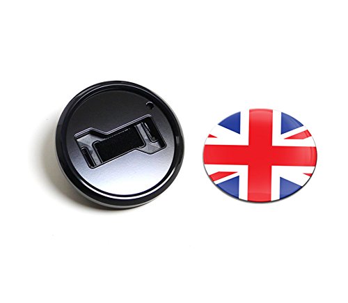 GoBadges bkc012 Flagge UK – Magnetisch Schwarz Grill Badge Holder Combo/Universal Fit/Kein Werkzeug erforderlich/wetterfest und Autowaschanlage Sicher von GoBadges