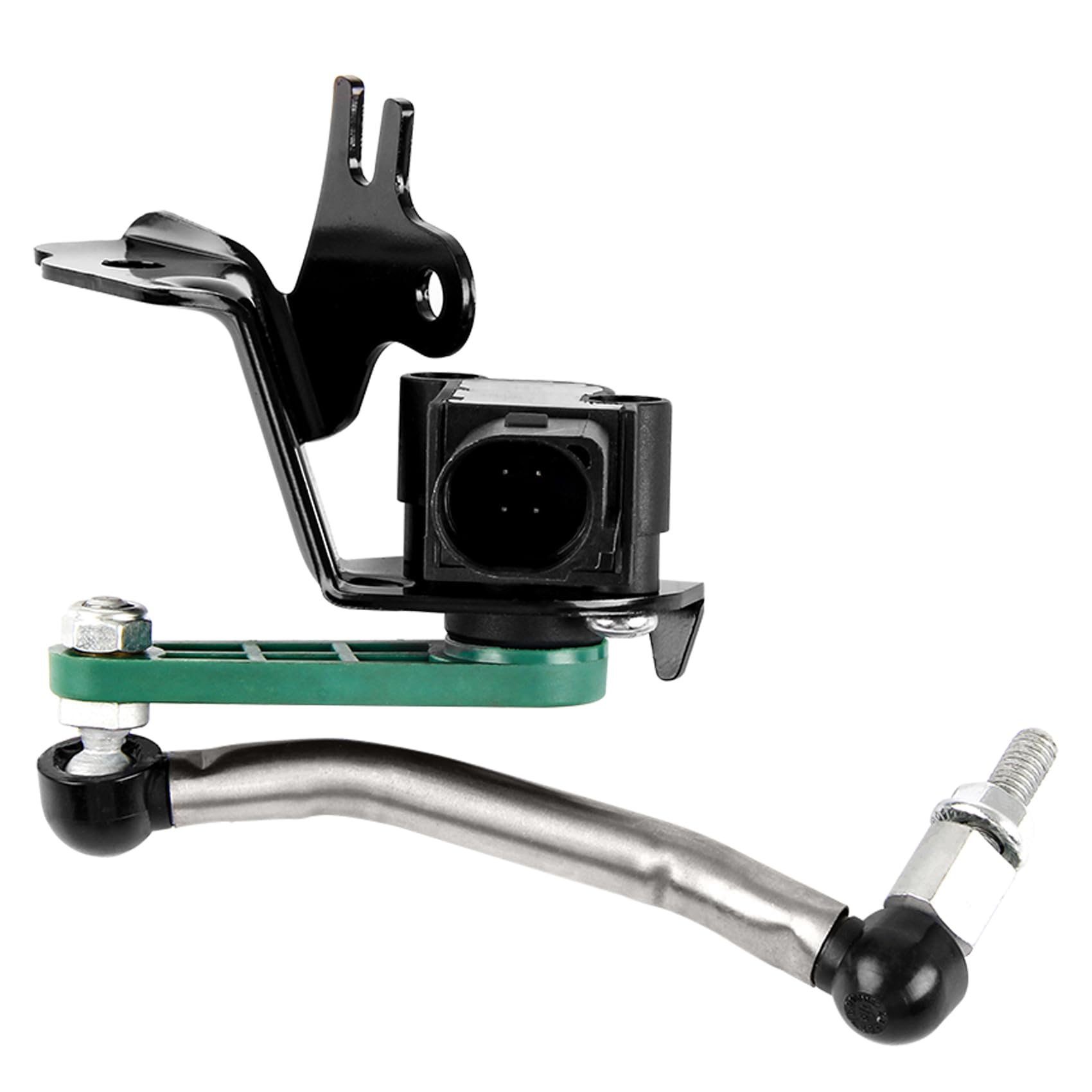 Godimg Niveausensor mit Gestänge Luftfederung 8K0941285H,Vorne Links Scheinwerferhöhe Sensor,Kompatibel mit A4 8K2 8K5 B8 A5 8T3 8F7 8TA 1.8L-4.2L 2007-2017 von Godimg