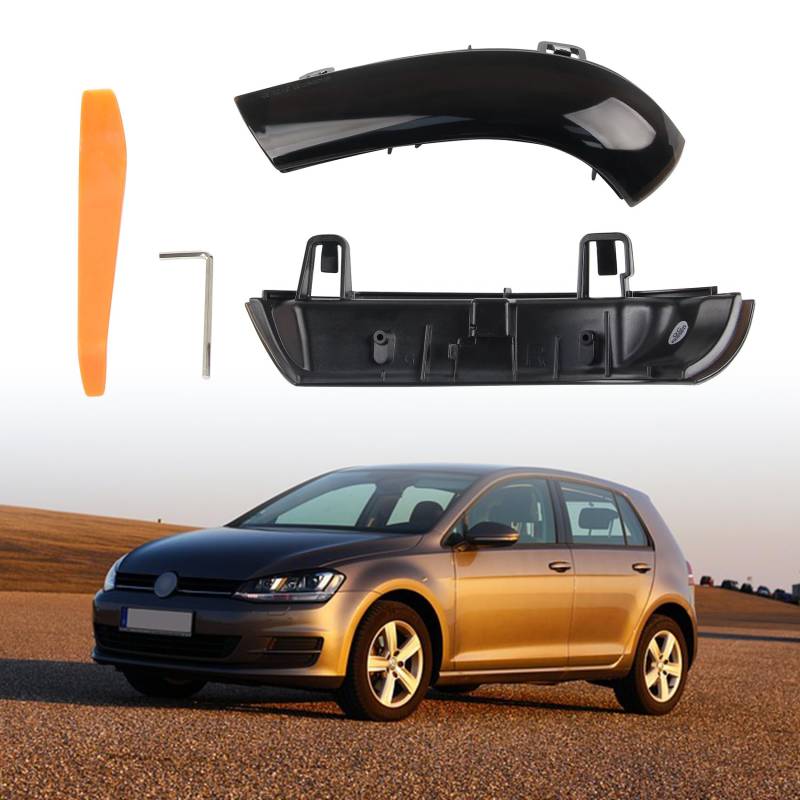 Godimg Spiegel Anzeige Blinker,Dynamische SpiegelBlinker Licht,Kompatibel Mit VW Golf 5 6 Passat B5 B6 Jetta EOS Sharan Skoda,1K0949101 1K0949102 von Godimg