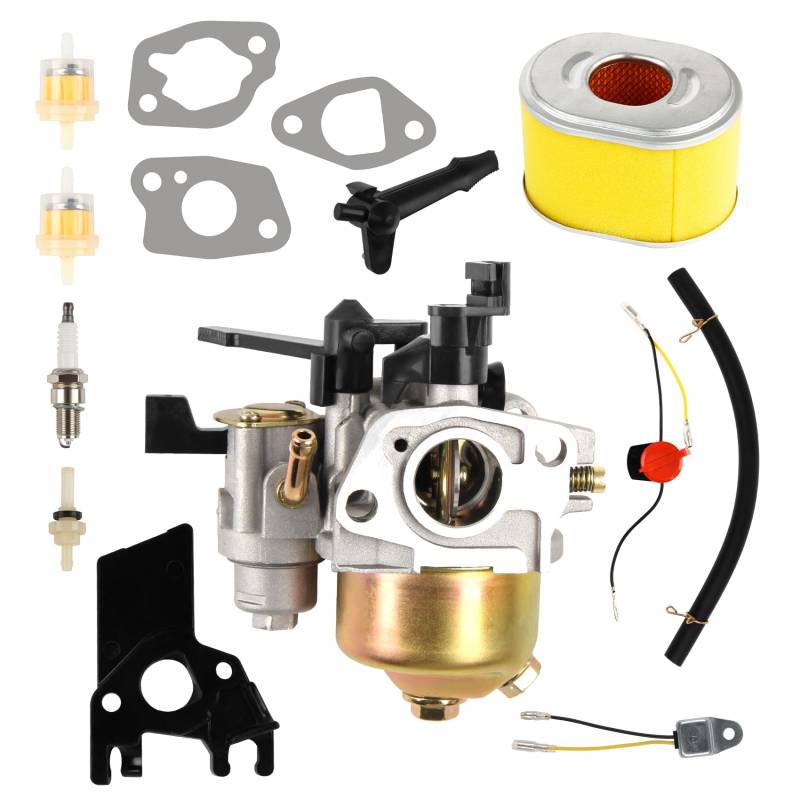 Godimg Vergaser Kit Ersatz für H-onda GX160 GX200 GX168 GX140 GX120 5,5 PS 6,5 PS Motor WP30X Wasserpumpe 16100-ZH8-W61 von Godimg