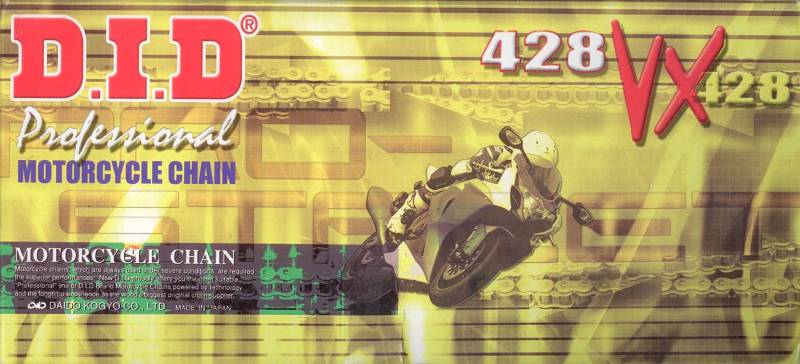 DID Kette 428VX für YAMAHA YZF-R125 Baujahr 08-14 von Götz