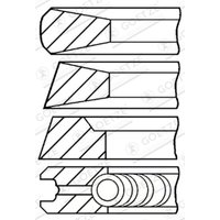 Kolbenringsatz GOETZE 08-178400-10 von Goetze