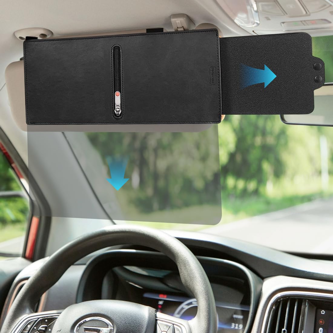Gohytal Auto Sonnenblende Verlängerung, Auto Visier Anti Blender, Frontscheibe-Sonnenschutz, Sonnenblende erweitern einstellbar Anti-UV, Polarisierte Sonnenblende für Auto Gohytal Auto Sonnenblende Verlängerung, Auto Visier Anti Blender, Frontscheibe-Sonnenschutz, Sonnenblende erweitern einstellbar Anti-UV, Polarisierte Sonnenblende für Auto von Gohytal