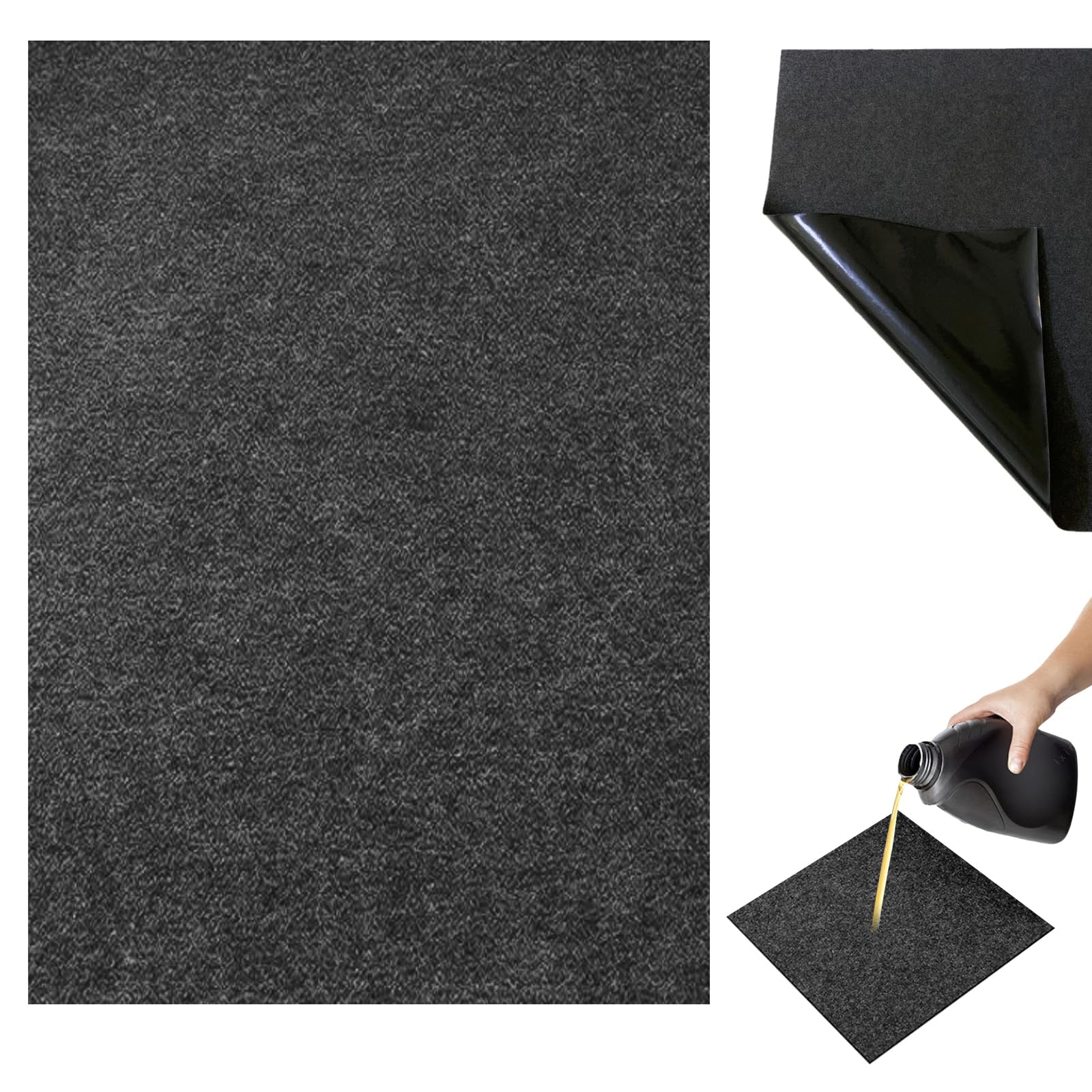 Gohytal Öl Auffangmatte, Auto-Ölteppich-Matte,Öl-Auffangmatte 152 x 91 cm,Ölmatte Robuste Schutzmatte,Garage Bodenmatte Garagenmatte Auto Unterleger,Bodenschutz Gegen Ölauslauf,wasserdichte,Saugfähige Gohytal Öl Auffangmatte, Auto-Ölteppich-Matte,Öl-Auffangmatte 152 x 91 cm,Ölmatte Robuste Schutzmatte,Garage Bodenmatte Garagenmatte Auto Unterleger,Bodenschutz Gegen Ölauslauf,wasserdichte,Saugfähige von Gohytal