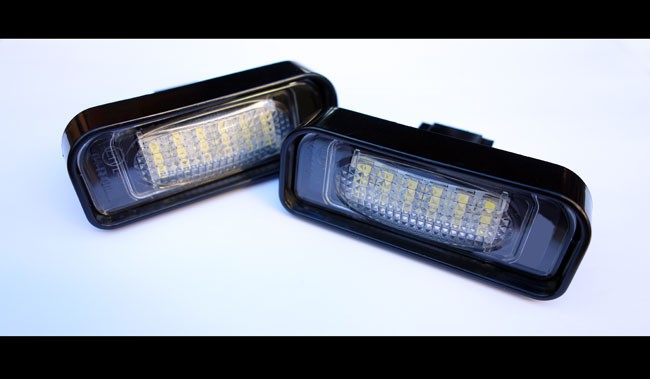 2x LED PREMIUM Kennzeichenbeleuchtung SMD für Mercedes W220 S-Klasse (Modell 98-05) von Goingfast GmbH