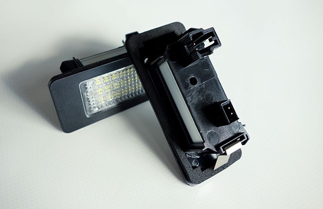 2x LED PREMIUM Kennzeichenbeleuchtung SMD für VW Golf 6 VI Variant Golf 6 Plus Jetta VI Passat B7 Sharan 7N Touran GP2 Touareg 7P von Goingfast GmbH