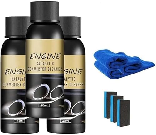 Bling-Furnitureshop Catalytic Converter & Fuel System Cleaner, Catalytic Convertor Cleaner, Engine Performance Optimization - Engine Carbon Removal (3pcs) von Gokame