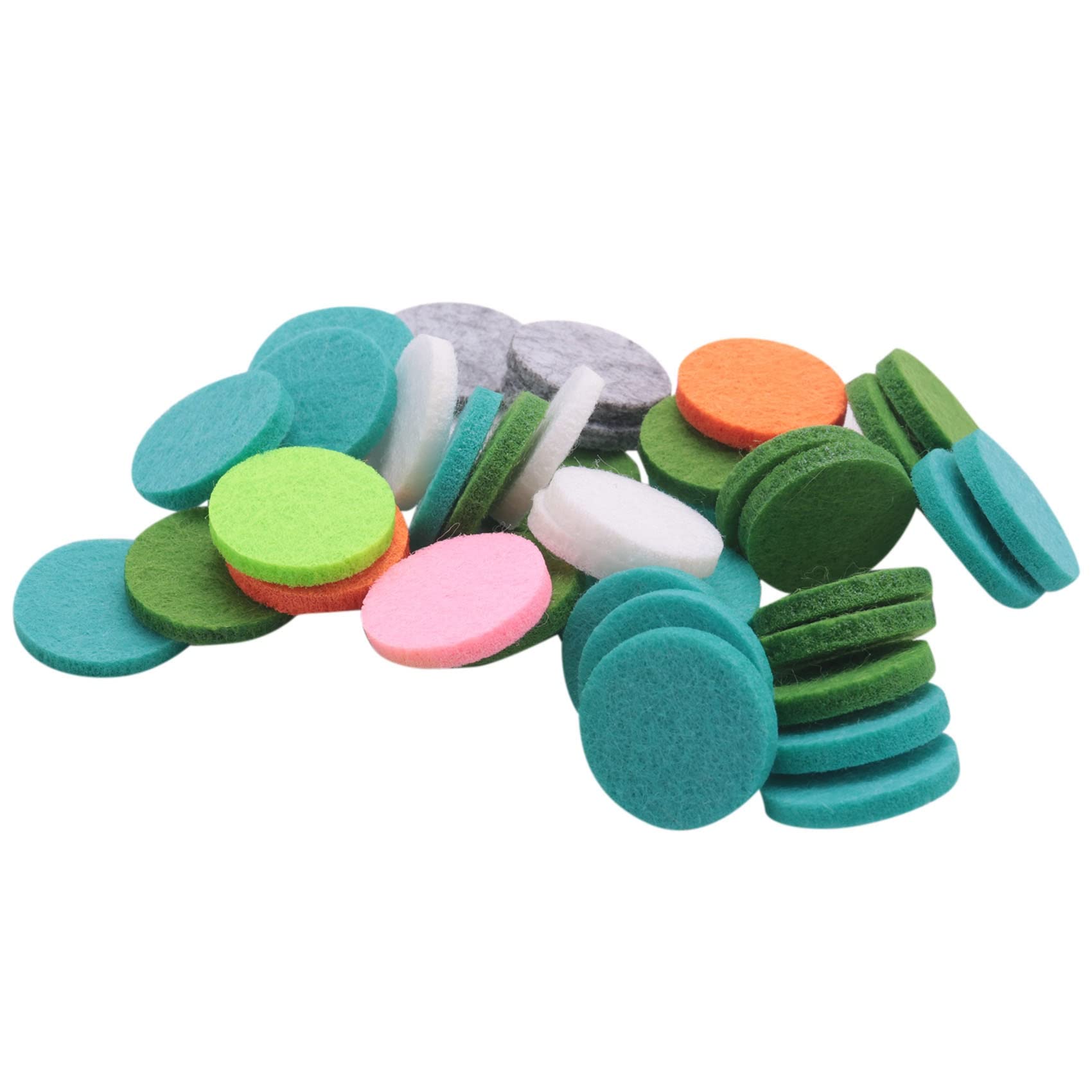 Gokeet Waschbare NachfüLlpads Filzpads Durchmesser 22Mm für Auto ÄTherisches ÖL Diffusor Medaillon [48 StüCk] von Gokeet