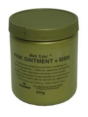 GOLD LABEL PINK SALBE + MSM PFERDE PFERD PFERDEPFLEGE & ERSTE HILFE - 400 GM von Gold Label