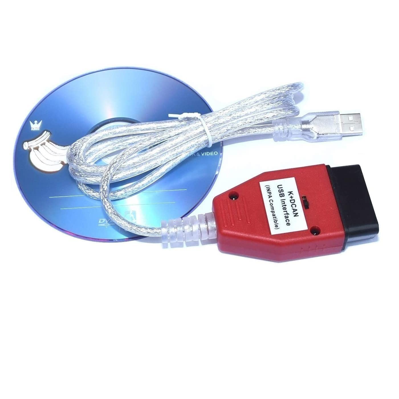 Goldplay DCAN K+ INPA Ediabas Interface OBD2 Diagnose USB Kabel Auto Diagnose für R56 E87 E93 E70 von AntiBreak