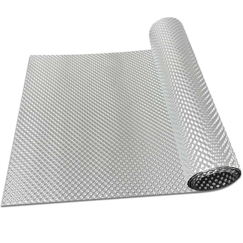 Golgner 100cm x 30cm Hitzeschutz Hitzeblech Geprägte, Geprägtes Aluminium Hitzeschild, Fahrzeug Aluminisierter Hitzeschutzblech, Hitzeschild Schutzplatten für Auto Dächer Fenster Rohre von Golgner