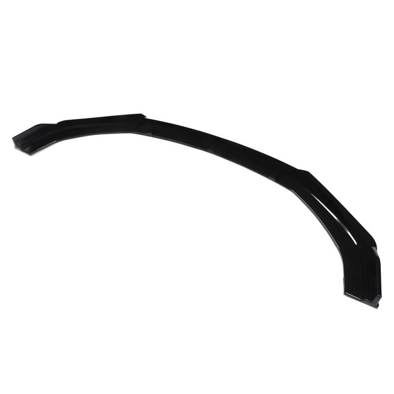 Front Bumper Lip Splitter Kit Hochwertiges Frontspoiler Body Kit aus ABS Material Glänzendes Schwarz für Sportwagen und Tuning Fahrzeuge 3 Stück von Gonetre