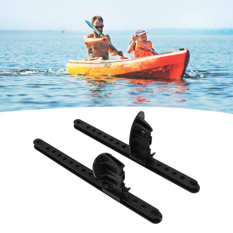 Gonetre 1 Paar Kajak Fußpedale Verstellbare Fußpedale arretierbare Fußpedale Kunststoff-Surfbrett fußpedale für Kajak Boote, Kanus, Pedale, Paddleboard Paddelzubehör von Gonetre