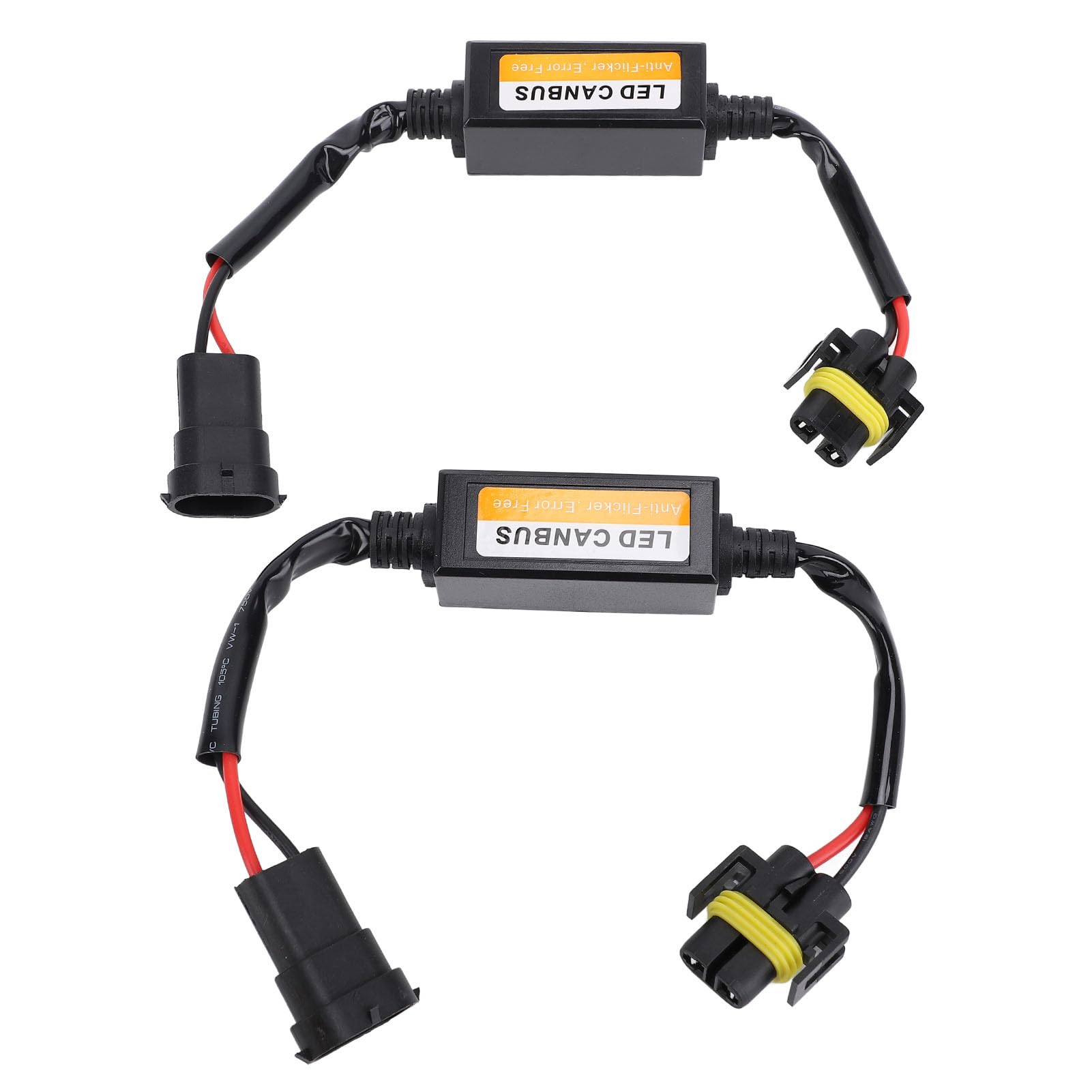 LED -Scheinwerfer Decoder Anti Flackering Kabeless Fehlerwiderstand Canceller Kondensator Canbus Decoder für Fahrzeug mit H8 H9 H11 Stecker Scheinwerfer 2pcs LED -Scheinwerfer Decoder Anti Flackering Kabeless Fehlerwiderstand Canceller Kondensator Canbus Decoder für Fahrzeug mit H8 H9 H11 Stecker Scheinwerfer 2pcs von Gonetre