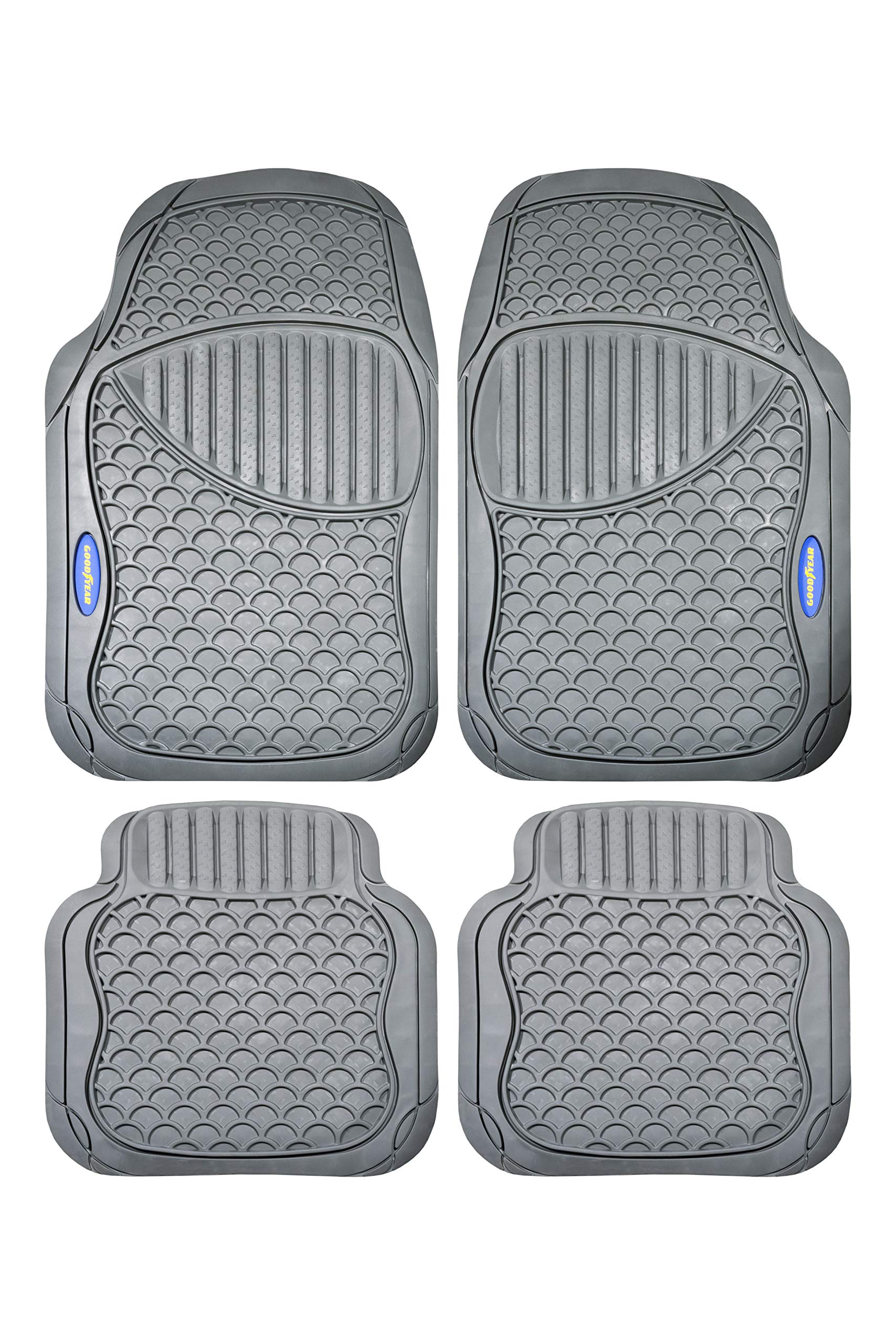 Goodyear GOD9021 Teppichmatten, GRAU GY, Grigio, Set of 4 Goodyear GOD9021 Teppichmatten, GRAU GY, Grigio, Set of 4 von Goodyear