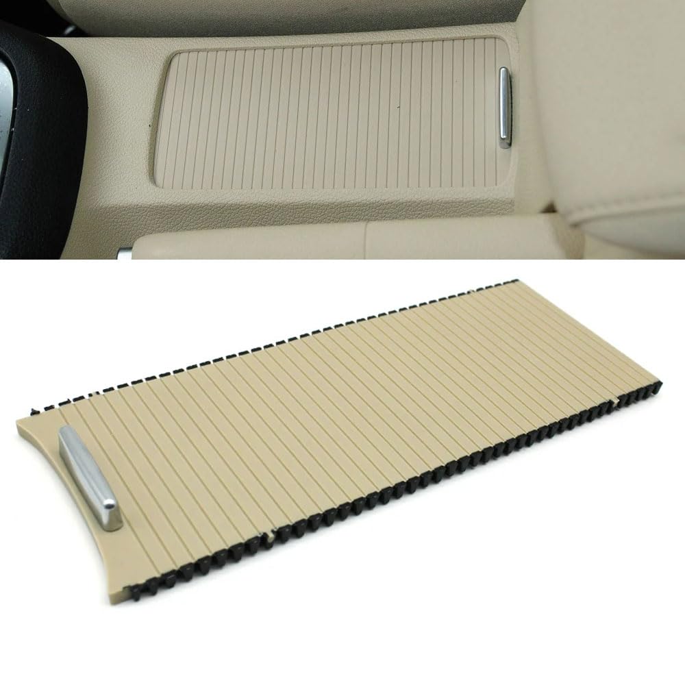 Goodithy Wasserbecherhalter-Rolloabdeckung, Mittelkonsole, Armlehne, Getränkehalter, Schiebe-Rollenabdeckung, Rollläden, Verkleidung Ersatz für VW EOS Golf 5, 6, MK5, MK6, JETTA SCIROCC 5KD86253182V Goodithy Wasserbecherhalter-Rolloabdeckung, Mittelkonsole, Armlehne, Getränkehalter, Schiebe-Rollenabdeckung, Rollläden, Verkleidung Ersatz für VW EOS Golf 5, 6, MK5, MK6, JETTA SCIROCC 5KD86253182V von Goodithy