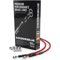 Bremsschaluch Stahlgeflecht GOODRIDGE SU1010-2FP-RD von Goodridge